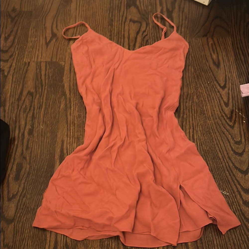 Aritzia Coral Mini Dress